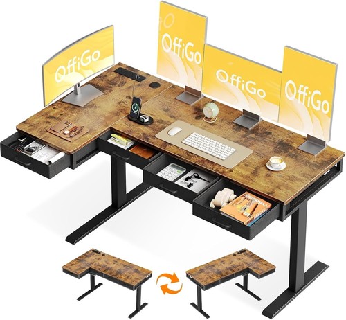Standing desk 160x80cm corner - desk,,