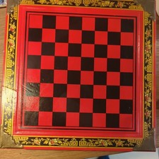 Terracotta / Wooden Chess Set