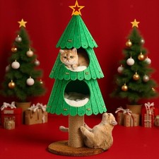 Christmas Tree Cat Tree Tower