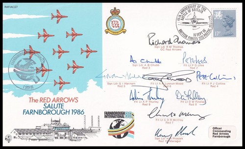1986 red arrows team - red,