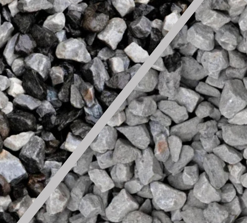 Decorative gravel black ice - black,