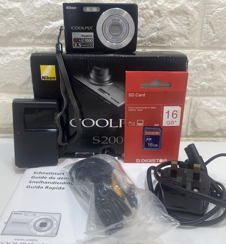 Nikon coolpix s200 1mp - nikon, 7.1mp