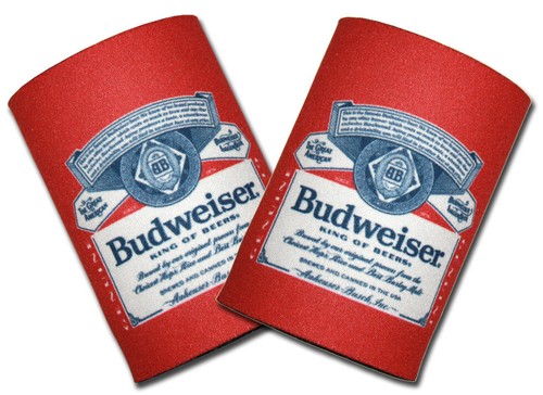 Budweiser official coozies - (2),