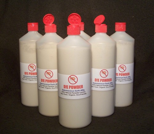Powder diatomaceous d e - d!e, d.e