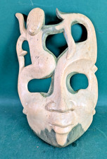 Wooden Wall Art Mask Hand