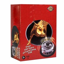 Pit card game with - card, bell