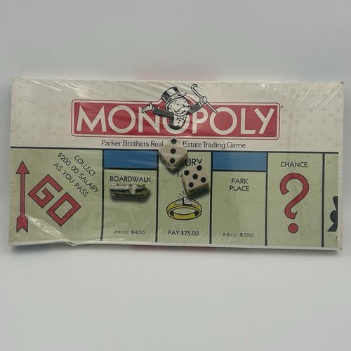 Sealed 1985 vintage monopoly - sealed!,
