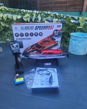 Rc speedboat boxed hj8c8 very