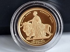 ☆☆2019 Una and the Lion  Quarter Oz Gold Proof , 24 Carat Gold Sovereign Coin☆☆
