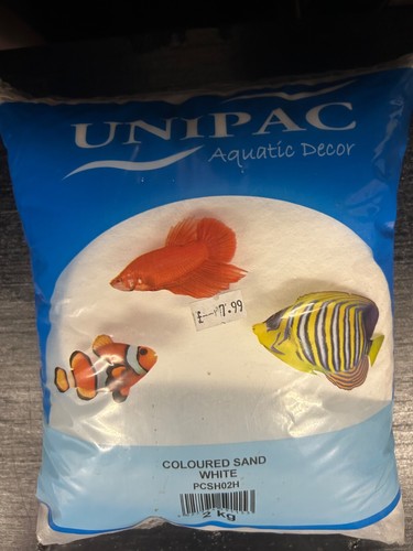 Aquarium sand white unipack