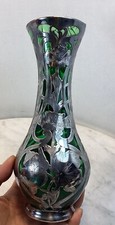 Antique LOETZ Green Glass