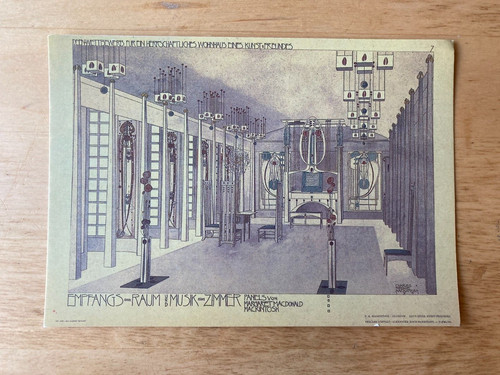 Postcard charles rennie - postcard,