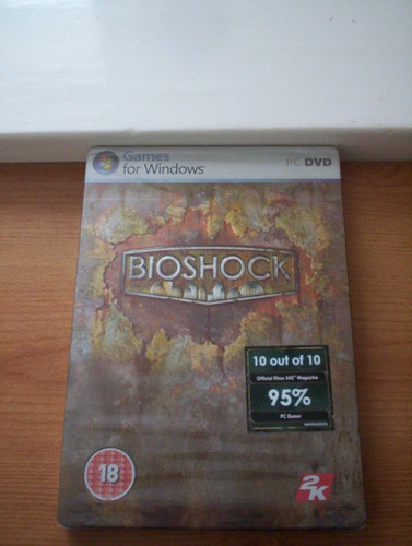 Bioshock steelbook dvd rom - pc, dvd-rom