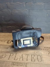Yoshi navy blue leather