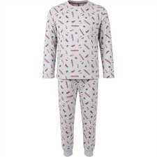 Mens Ex-Store Pyjamas Set Xmas Matching Top Trousers PJ Nightwear Loungewear