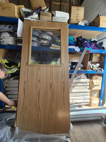 Fd60 oak veneer - veneer, glazed