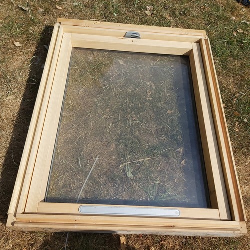 Pine double glazed roof - glazed,