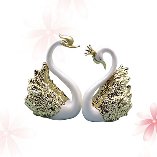 Pcs couple miniature swan - 2,