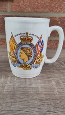 Queen Elizabeth 11 Coronation Commemorative Mug