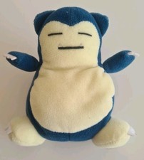 Vintage Snorlax Plush 1998 Hasbro Nintendo Pokemon Beanie Toy - Original Rare