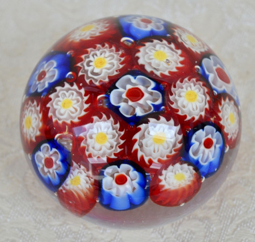 Vintage glass paperweight - vintage,