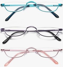 Reading glasses half moon semi - glasses,