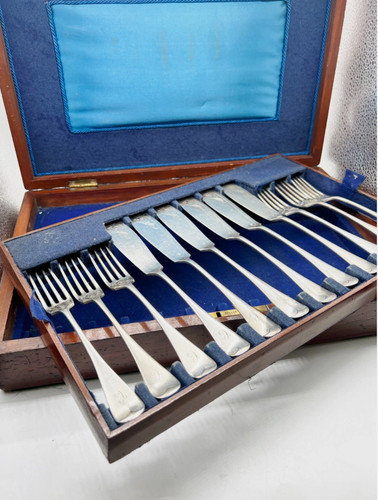 Vintage silver plate boxed - silver,