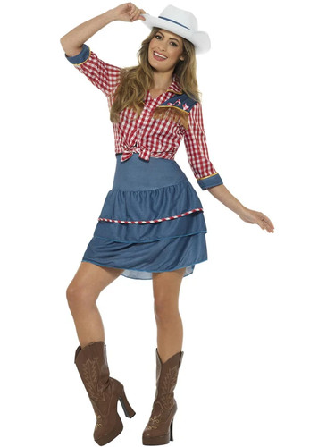 Ladies cowgirl costume wild - ladies,