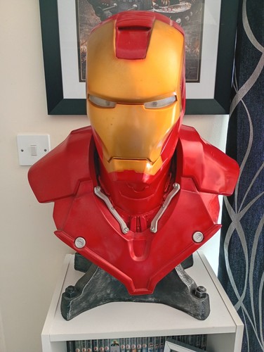 Iron man lifesize bust - man,
