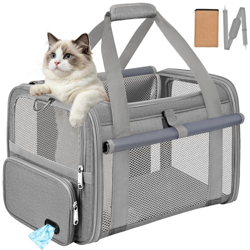 Soft sided cat carrier - sided,