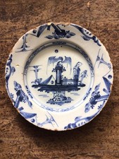 18th c English Delft Blue &