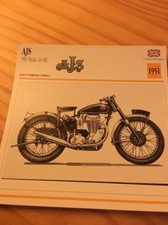 Ajs 350 Trial 16 MC 1951