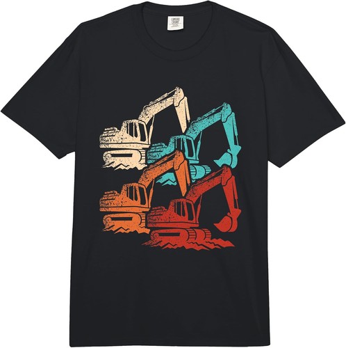 Retro excavator vintage - retro,