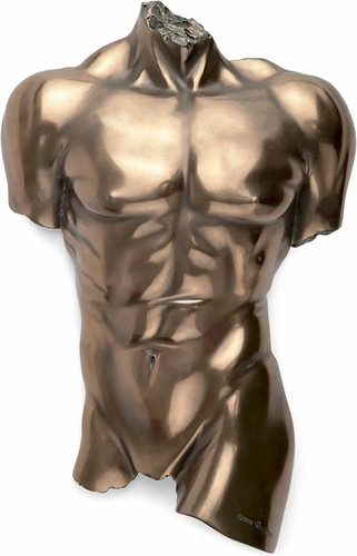 Nude male torso - torso, decor