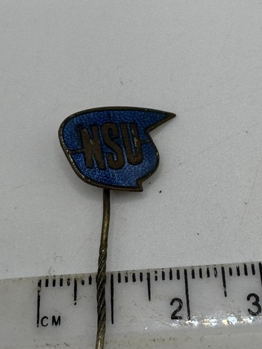 Vintage nsu enamel stick pin - vintage,