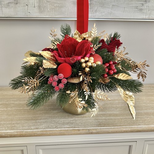 Red and gold christmas - and,