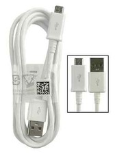 1m USB White Charger Power