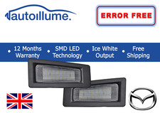 For Mazda 3 CX3 Canbus Compatible LED Licence Number Plate Lights Units