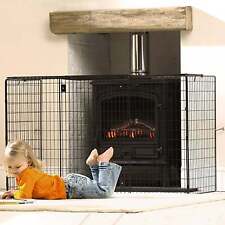 Black Extending Nursery Child Safety Fireguard