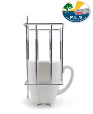 Chrome Wire Mug Cup Holder