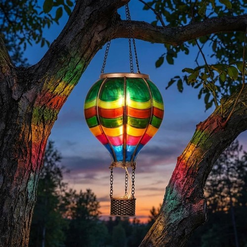 Hot air balloon solar - hot,