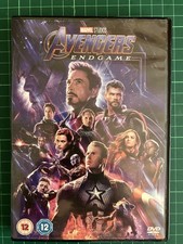 Marvel Avengers End Game DVD 2019  Wide Screen English UK PAL