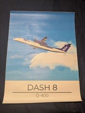 FLYBE DASH 8 AIRLINE POSTER