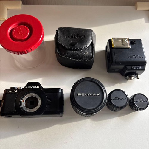 Pentax auto 110 body lens - 110, &