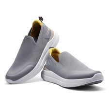 FitVille Mens Casual Slip On Trainers Wide Fit Loafers Breathable Walking Shoes