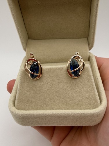 14ct rolled gold earrings - 14ct,