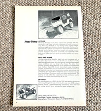 JAGO GEEP - FRAMEABLE CLASSIC KIT CAR MANUFACTURER + MODEL REVIEW