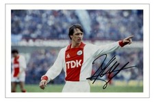 JOHAN CRUYFF Signed Autograph PHOTO Signature Fan Gift Print AJAX Soccer