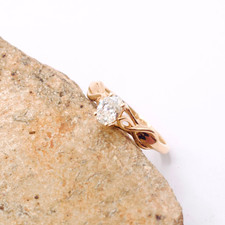 18ct Gold Ring With Oval