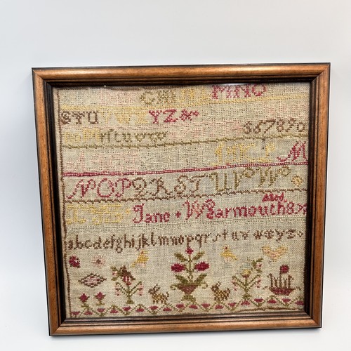 Antique alphabet needlework - antique,